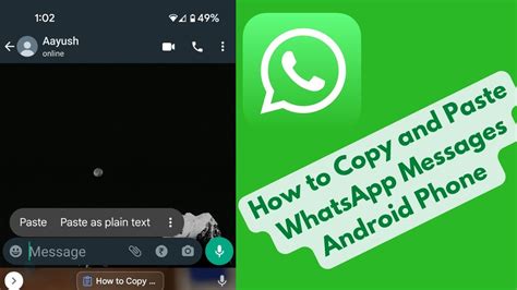 How do I copy and paste contacts from WhatsApp?