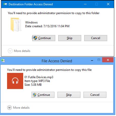 How do I copy files to a USB without admin rights?