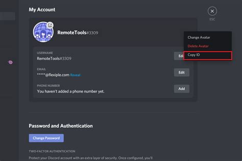 How do I copy my Discord user ID on PC?
