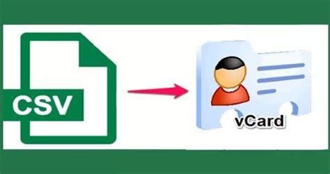 How do I create a CSV or vCard file?