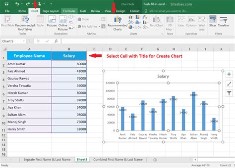 How do I create a chart with 4 sets of data in Excel?