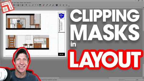 How do I create a clipping mask layout?