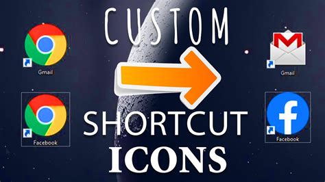 How do I create a custom shortcut icon?
