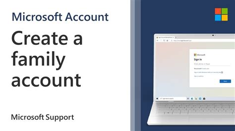 How do I create a family account on Windows?