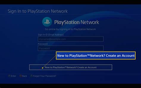 How do I create a new PSN account?