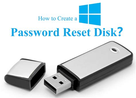 How do I create a password Reset disk?