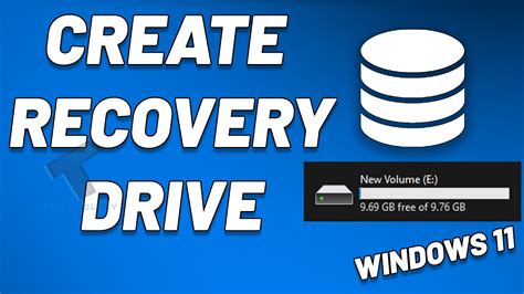 How do I create a recovery drive?