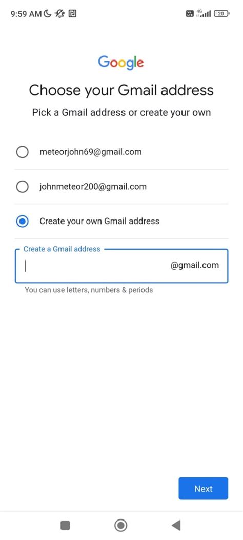 How do I create a safe email address?