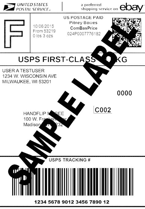 How do I create a shipping label without a printer?