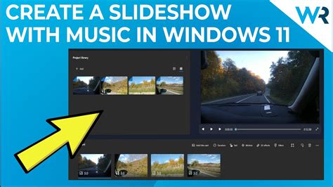 How do I create a slideshow in Windows?
