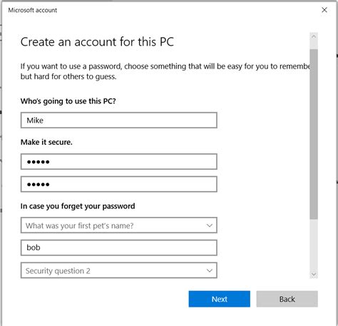 How do I create a user account?