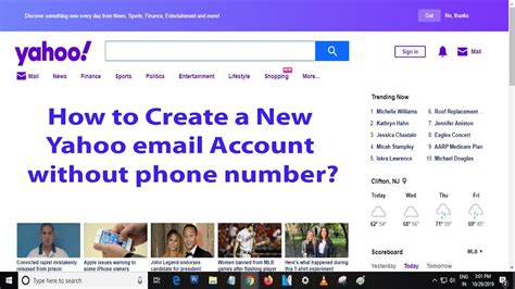 How do I create multiple Yahoo email accounts without a phone number?