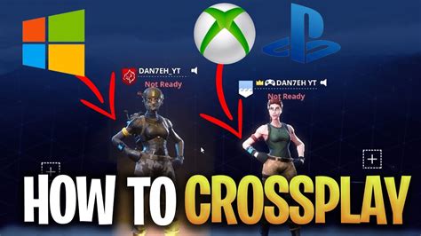 How do I crossplay Fortnite on PC?