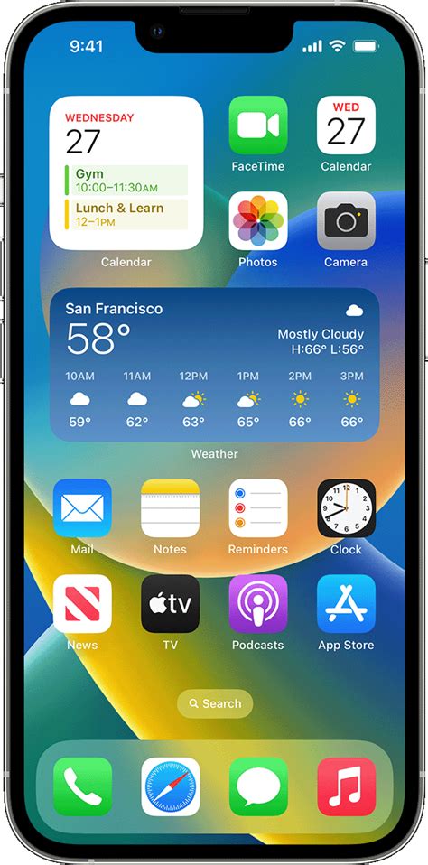 How do I customize my home screen widgets iOS 16?