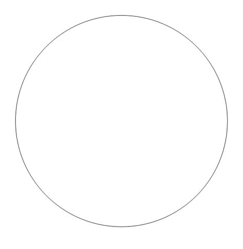 How do I cut a circle template?