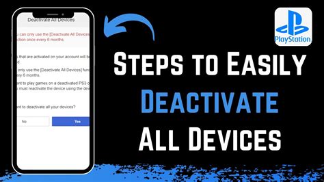 How do I deactivate all PlayStation devices?