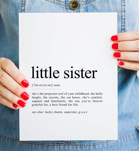 How do I define my sister?