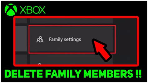 How do I delete Xbox family?