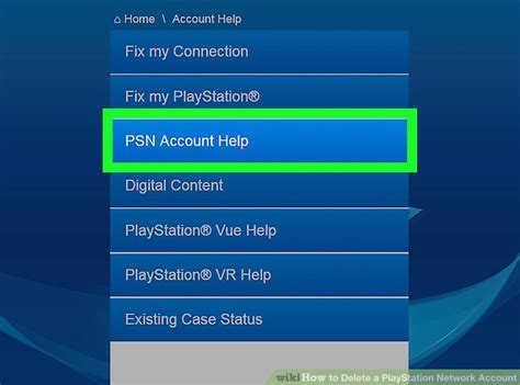 How do I delete a linked PSN account?