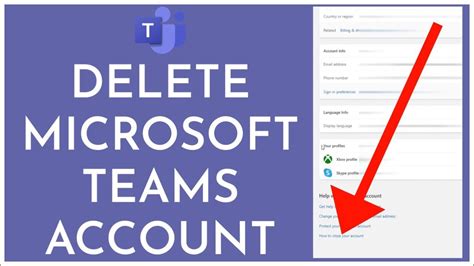 How do I delete a second Microsoft team account?