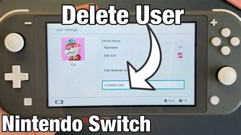 How do I delete a switch user?
