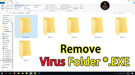 How do I delete a virus file?