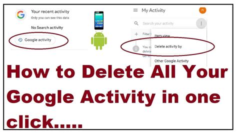 How do I delete all my activity?