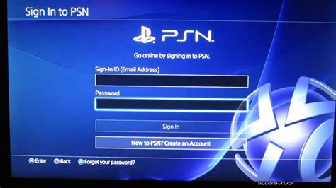 How do I delete an email account from my PS4?