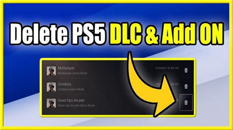 How do I delete and redownload DLC on PS5?