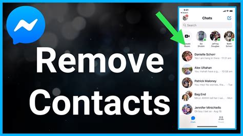 How do I delete contacts from Facebook?