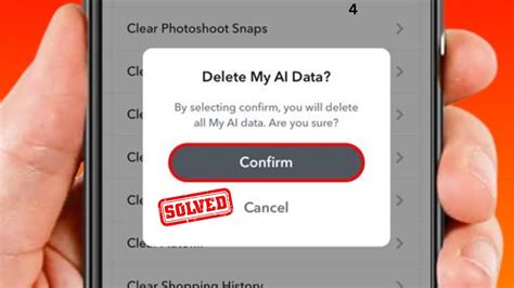How do I delete my AI on snap?