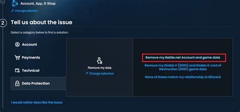 How do I delete my Battle.net account and game data?
