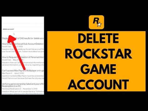 How do I delete my Rockstar account?