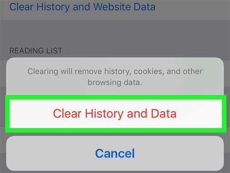 How do I delete private browsing history?