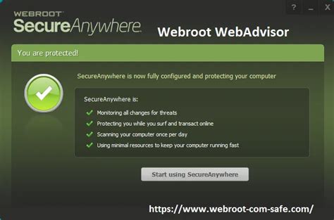 How do I disable WebAdvisor?