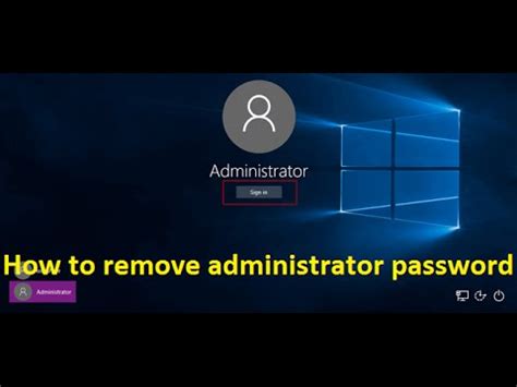 How do I disable administrator lock?