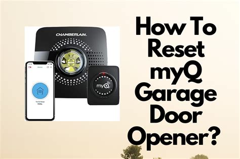 How do I disable myQ garage door opener?