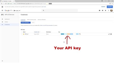 How do I download Google API key as JSON?