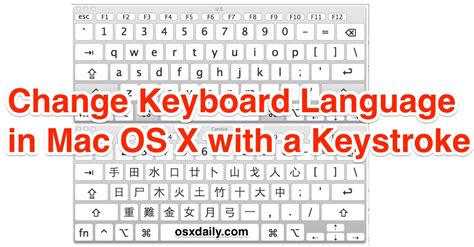 How do I download a different language keyboard on my Mac?