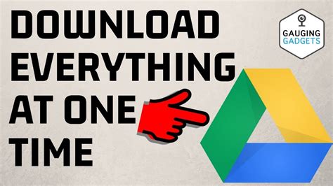 How do I download my entire Google Drive data?
