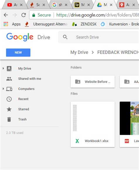 How do I download shared files from Google Drive?