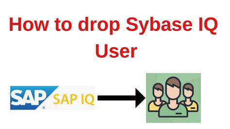 How do I drop a user in Sybase?