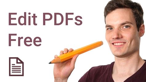 How do I edit a PDF for free?