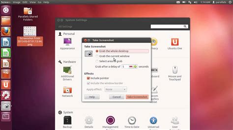 How do I edit a screenshot in Ubuntu?