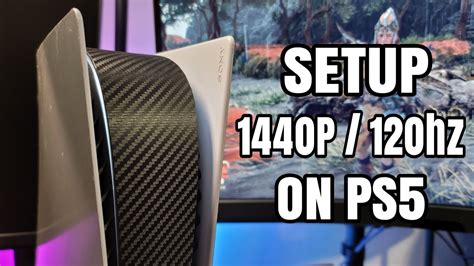 How do I enable 1440p 120Hz on PS5?