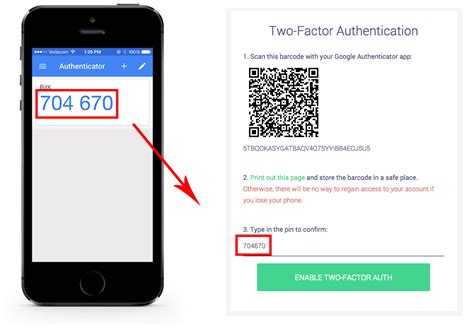 How do I enable 2FA on my phone?