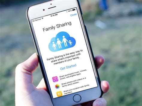 How do I enable Family Sharing on iPhone?