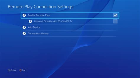 How do I enable PS Remote Play on PS4?