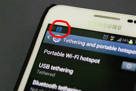 How do I enable USB on my Samsung phone?