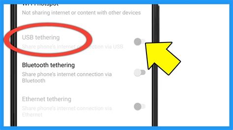 How do I enable USB tethering on Android?